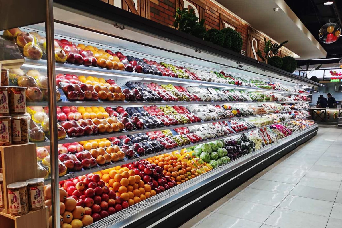 Customized remote upright multideck open chiller Customized remote upright multideck open chiller