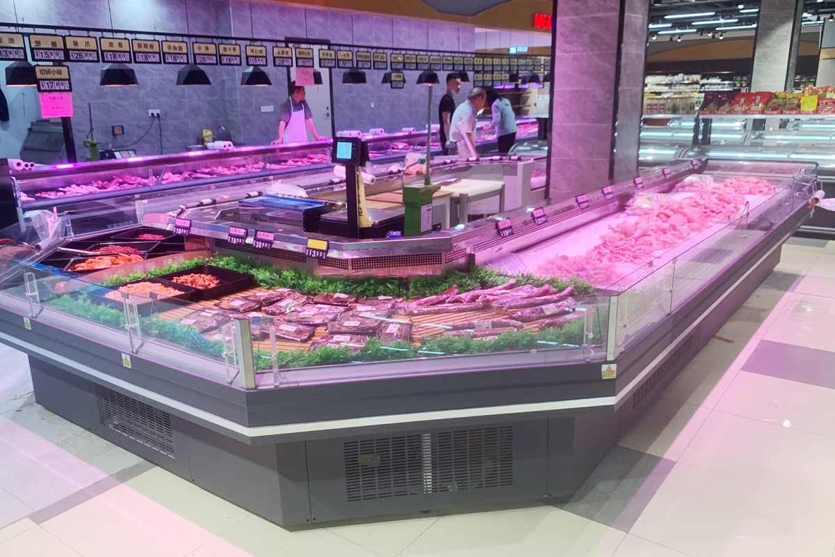 china Meat Display Cabinet manufacture china Meat Display Cabinet manufacture