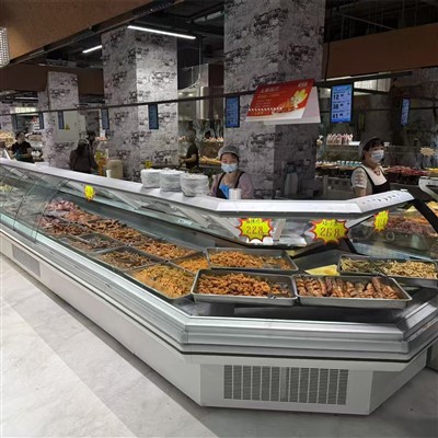 Hot and Cold Deli Case